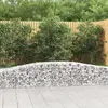 Image de vidaXL Paniers à gabions arqués 10 pcs 400x50x40/60 cm Fer galvanisé