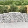 Image de vidaXL Paniers à gabions arqués 10 pcs 400x50x80/100 cm Fer galvanisé