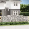 Image de vidaXL Paniers à gabions arqués 9 pcs 400x50x120/140 cm Fer galvanisé