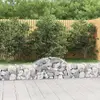Image de vidaXL Paniers à gabions arqués 11 pcs 200x30x40/60 cm Fer galvanisé