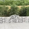 Image de vidaXL Paniers à gabions arqués 20 pcs 200x30x60/80 cm Fer galvanisé