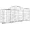 Image de vidaXL Paniers à gabions arqués 14 pcs 200x30x80/100 cm Fer galvanisé