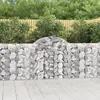Image de vidaXL Paniers à gabions arqués 4 pcs 200x30x100/120 cm Fer galvanisé