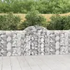 Image de vidaXL Paniers à gabions arqués 20 pcs 200x30x100/120 cm Fer galvanisé