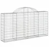 Image de vidaXL Paniers à gabions arqués 25 pcs 200x30x100/120 cm Fer galvanisé