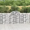 Image de vidaXL Paniers à gabions arqués 30 pcs 200x30x100/120 cm Fer galvanisé