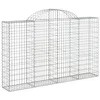 Image de vidaXL Paniers à gabions arqués 6 pcs 200x30x120/140 cm Fer galvanisé