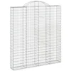Image de vidaXL Paniers à gabions arqués 8 pcs 200x30x220/240 cm fer galvanisé