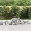 Image de vidaXL Paniers à gabions arqués 11 pcs 200x50x40/60 cm fer galvanisé