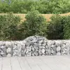 Image de vidaXL Paniers à gabions arqués 12 pcs 200x50x60/80 cm Fer galvanisé