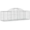 Image de vidaXL Paniers à gabions arqués 30 pcs 200x50x60/80 cm fer galvanisé