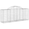 Image de vidaXL Paniers à gabions arqués 13 pcs 200x50x80/100 cm Fer galvanisé