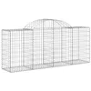 Image de vidaXL Paniers à gabions arqués 20 pcs 200x50x80/100 cm Fer galvanisé
