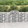Image de vidaXL Paniers à gabions arqués 18 pcs 200x50x100/120 cm fer galvanisé
