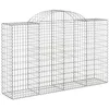 Image de vidaXL Paniers à gabions arqués 11 pcs 200x50x120/140 cm Fer galvanisé