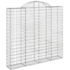 Image de vidaXL Paniers à gabions arqués 6 pcs 200x50x180/200 cm Fer galvanisé