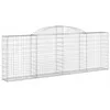 Image de vidaXL Paniers à gabions arqués 8 pcs 300x30x100/120 cm fer galvanisé
