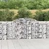 Image de vidaXL Paniers à gabions arqués 12 pcs 300x30x100/120 cm fer galvanisé