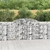 Image de vidaXL Paniers à gabions arqués 13 pcs 300x30x100/120 cm fer galvanisé