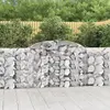 Image de vidaXL Paniers à gabions arqués 15 pcs 300x30x100/120 cm fer galvanisé