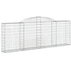 Image de vidaXL Paniers à gabions arqués 25 pcs 300x30x100/120 cm fer galvanisé