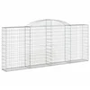Image de vidaXL Paniers à gabions arqués 5 pcs 300x30x120/140 cm fer galvanisé