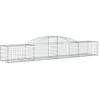 Image de vidaXL Paniers à gabions arqués 6 pcs 300x50x40/60 cm fer galvanisé