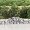 Image de vidaXL Paniers à gabions arqués 30 pcs 300x50x40/60 cm fer galvanisé