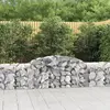 Image de vidaXL Paniers à gabions arqués 5 pcs 300x50x60/80 cm fer galvanisé
