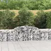 Image de vidaXL Paniers à gabions arqués 6 pcs 300x50x60/80 cm fer galvanisé