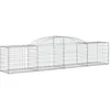 Image de vidaXL Paniers à gabions arqués 15 pcs 300x50x60/80 cm fer galvanisé