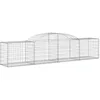 Image de vidaXL Paniers à gabions arqués 17 pcs 300x50x60/80 cm fer galvanisé