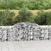 Image de vidaXL Paniers à gabions arqués 7 pcs 300x50x80/100 cm fer galvanisé