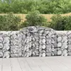 Image de vidaXL Paniers à gabions arqués 7 pcs 300x50x100/120 cm fer galvanisé