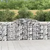 Image de vidaXL Paniers à gabions arqués 9 pcs 300x50x100/120 cm fer galvanisé