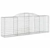 Image de vidaXL Paniers à gabions arqués 11 pcs 300x50x100/120 cm fer galvanisé