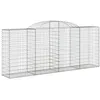 Image de vidaXL Paniers à gabions arqués 4 pcs 300x50x120/140 cm fer galvanisé