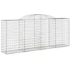 Image de vidaXL Paniers à gabions arqués 5 pcs 300x50x120/140 cm fer galvanisé