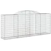 Image de vidaXL Paniers à gabions arqués 20 pcs 300x50x120/140 cm fer galvanisé