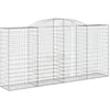 Image de vidaXL Paniers à gabions arqués 7 pcs 300x50x140/160 cm fer galvanisé