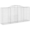 Image de vidaXL Paniers à gabions arqués 13 pcs 300x50x140/160 cm fer galvanisé