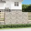Image de vidaXL Paniers à gabions arqués 5 pcs 300x50x180/200 cm fer galvanisé