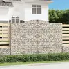 Image de vidaXL Paniers à gabions arqués 5 pcs 300x50x200/220 cm fer galvanisé