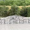 Image de vidaXL Paniers à gabions arqués 9 pcs 400x30x60/80 cm Fer galvanisé