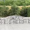 Image de vidaXL Paniers à gabions arqués 20 pcs 400x30x60/80 cm Fer galvanisé