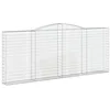 Image de vidaXL Paniers à gabions arqués 5 pcs 400x30x160/180 cm Fer galvanisé