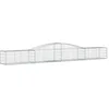 Image de vidaXL Paniers à gabions arqués 10 pcs 400x50x40/60 cm Fer galvanisé