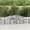 Image de vidaXL Paniers à gabions arqués 10 pcs 400x50x60/80 cm Fer galvanisé