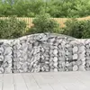 Image de vidaXL Paniers à gabions arqués 7 pcs 400x50x100/120 cm Fer galvanisé