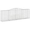 Image de vidaXL Paniers à gabions arqués 7 pcs 400x50x120/140 cm Fer galvanisé